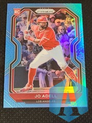 2021 Panini Prizm Carolina Blue Jo Adell #191 Los Angeles Angels